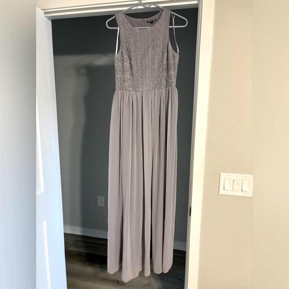Gianni bini long chiffon dress, size 2